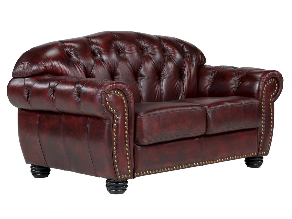Kožená pohovka Chesterfield II 2 místná kůže