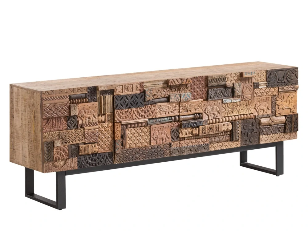 Příborník masiv 200 cm Byzanc mango