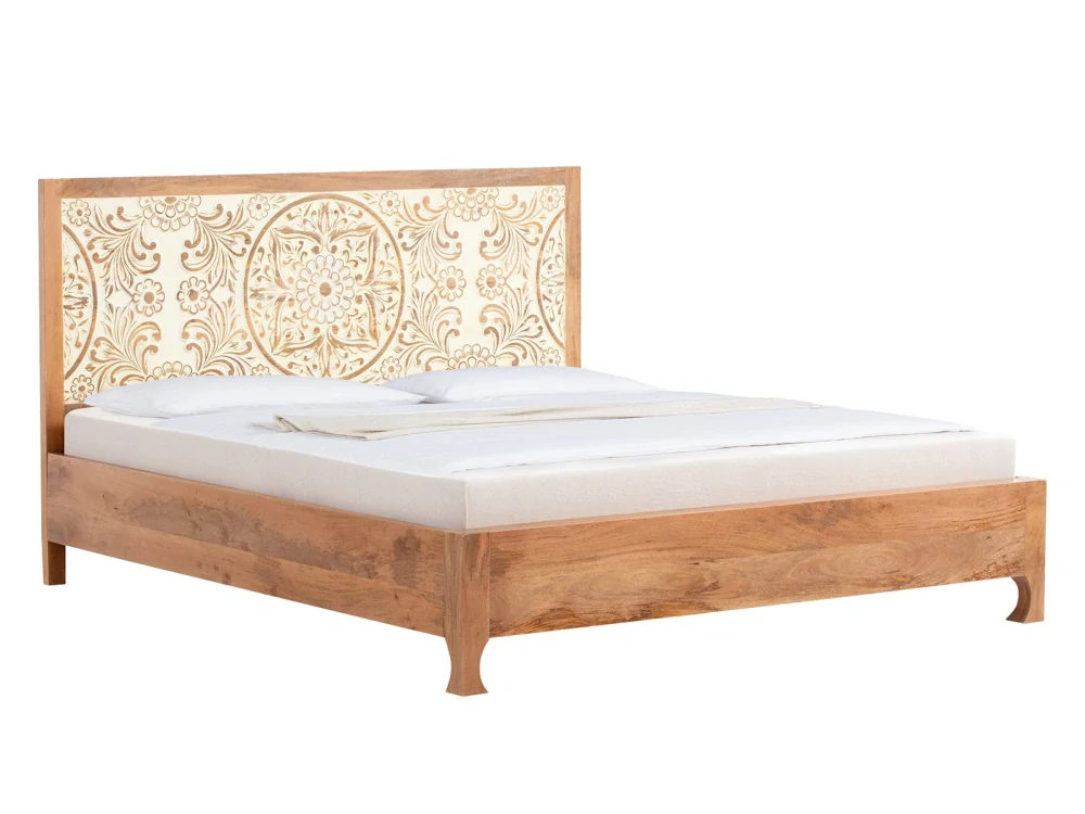 Postel masiv 180x200 Lakadee mango
