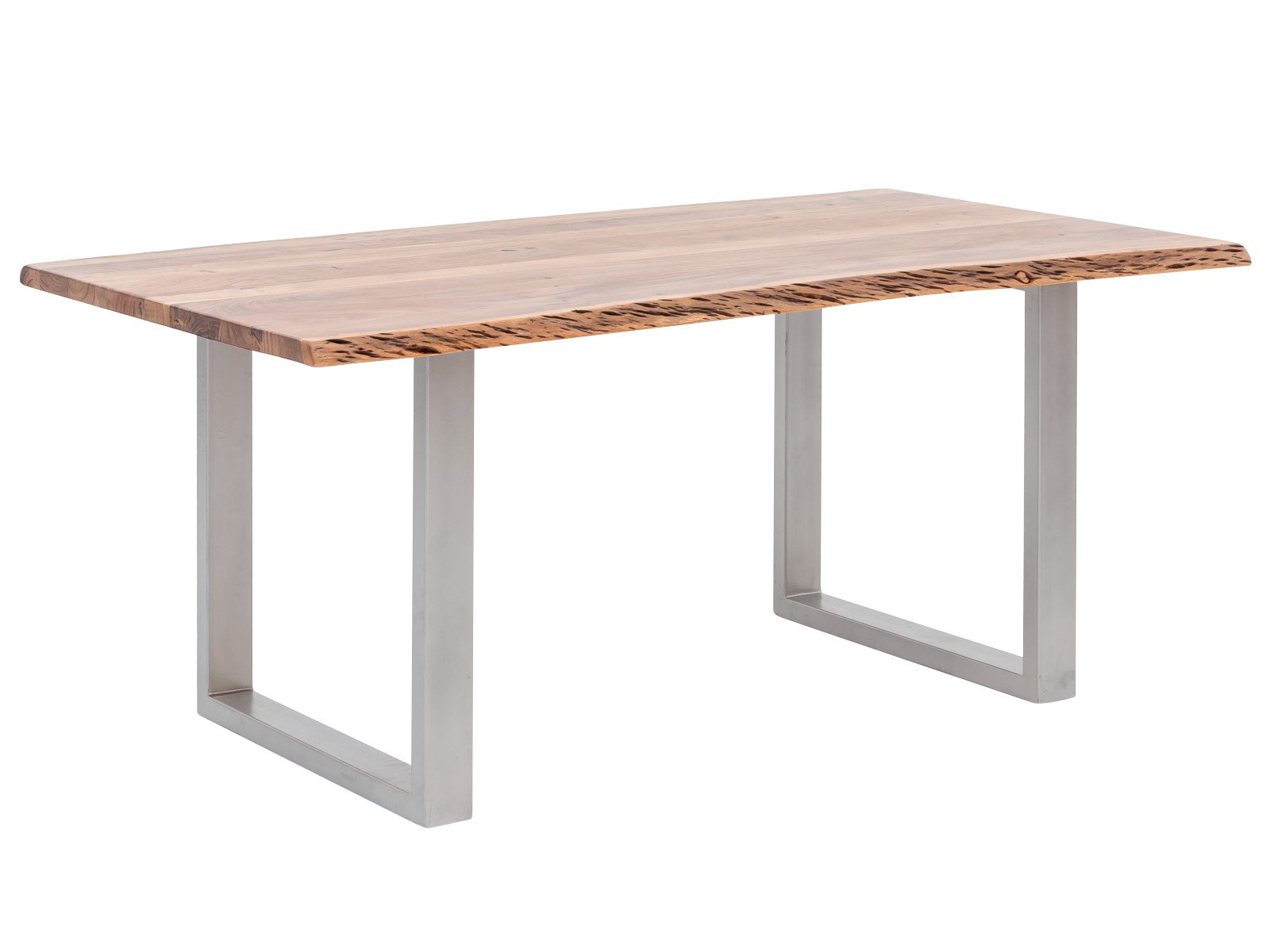 Jídelní stůl 230x100 akácie Frankfurt stříbrné nohy