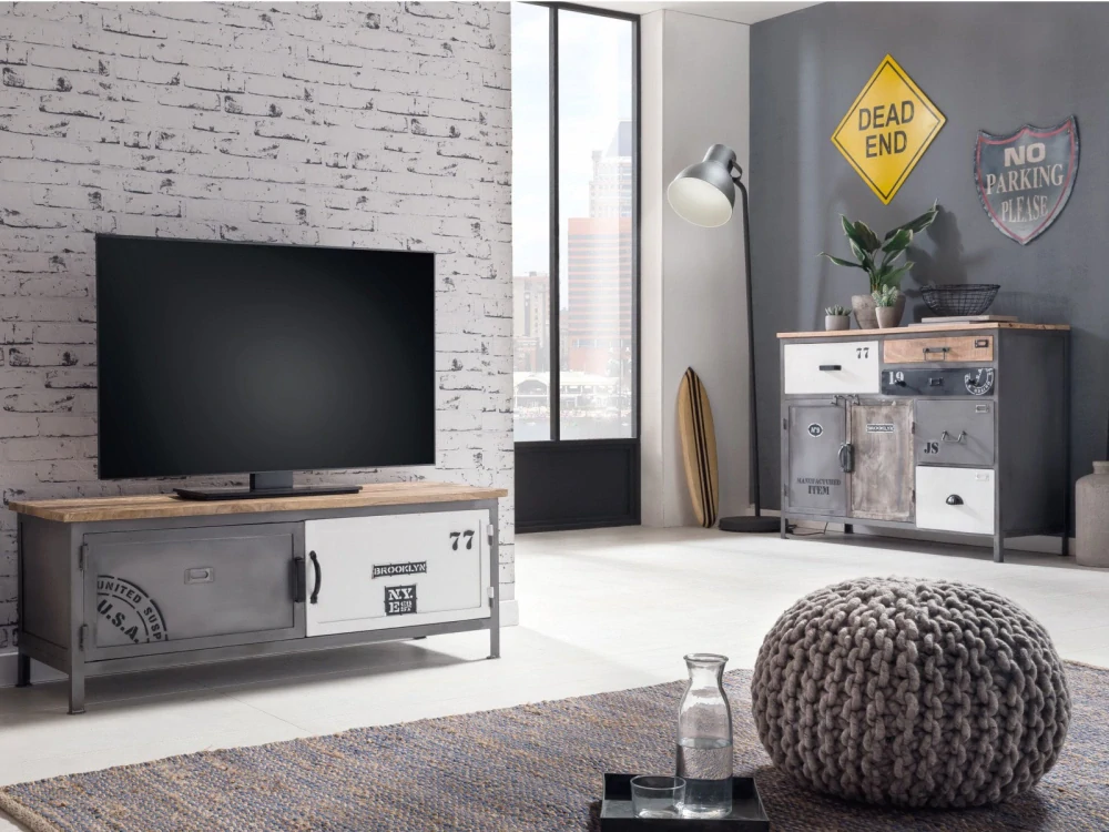 Masivní TV stolek Brooklyn mango