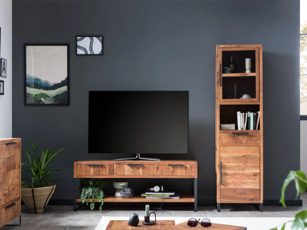 Stolek pod TV masiv Zurich II akácie