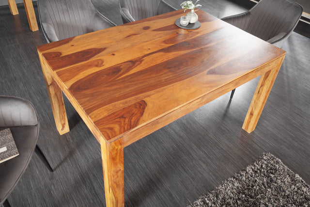 Jídelní stůl LAGOS 120 cm z palisandrového dřeva (sheesham) přírodní provedení