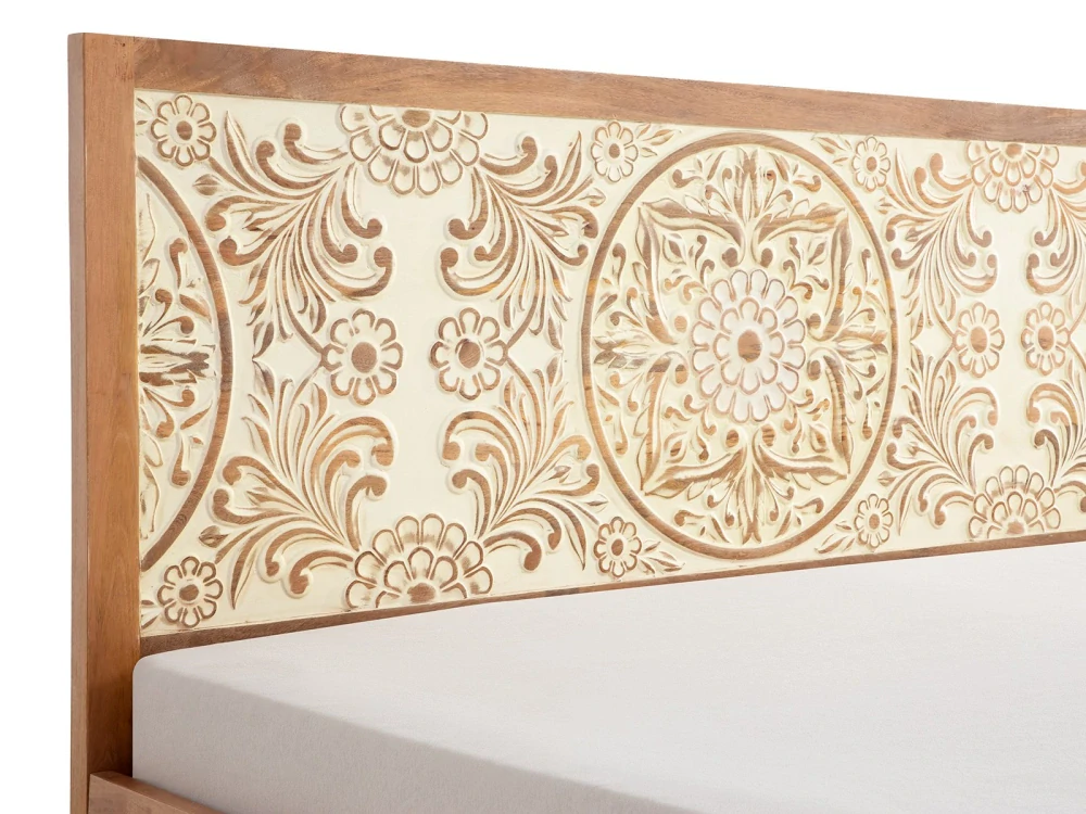 Postel masiv 180x200 Lakadee mango