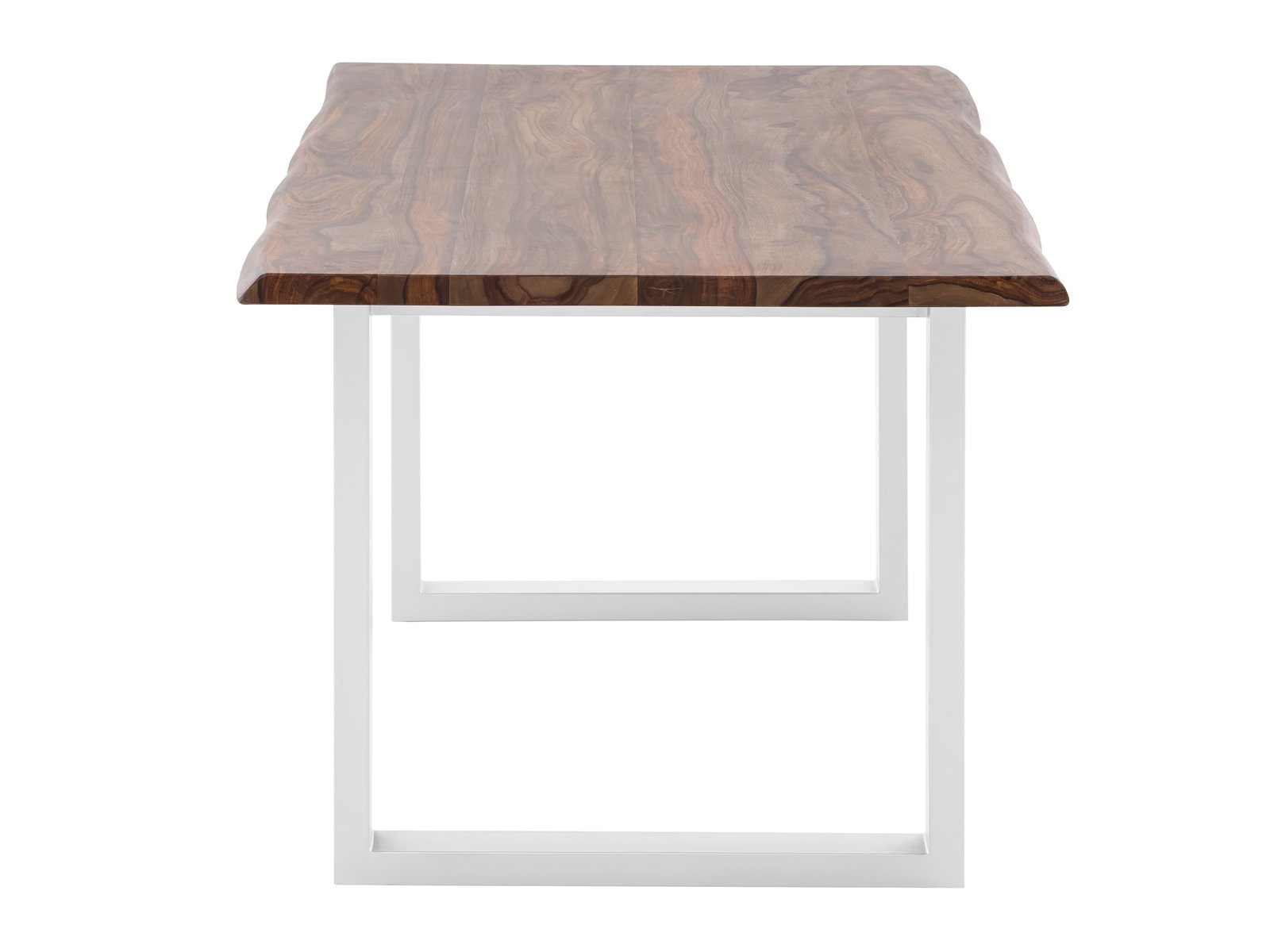 Jídelní stůl 140x90 Frankfurt II palisandr bílé nohy