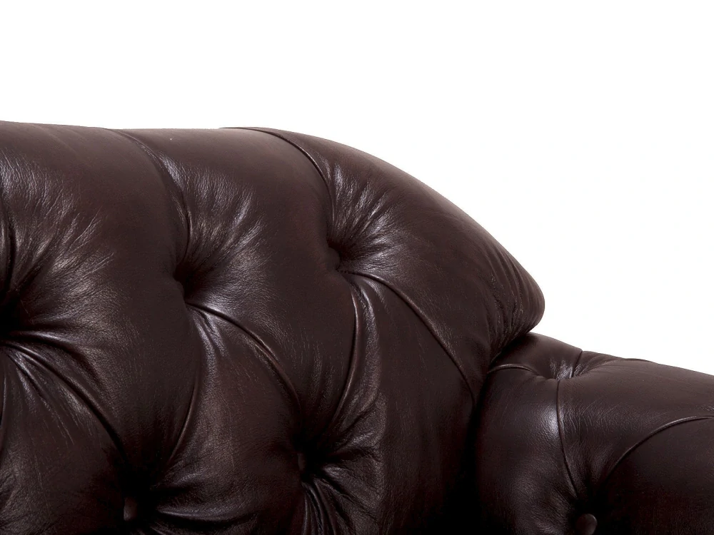 Pohovka Chesterfield pravá kůže 2 místná