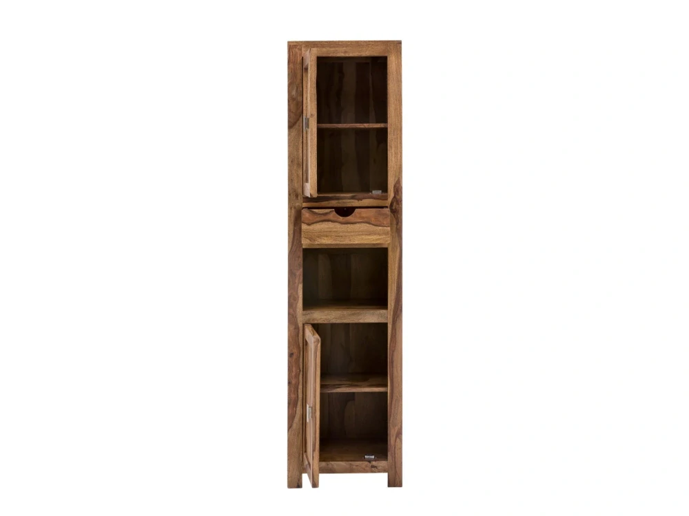 Vysoká skříňka do koupelny Neapol palisandr