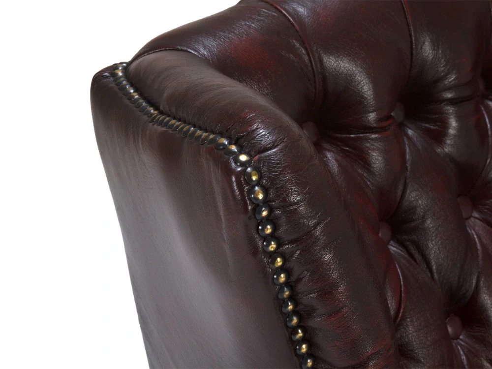 Kožené křeslo Chesterfield II kůže