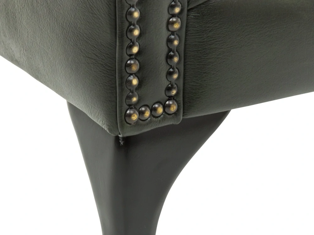 Křeslo Chesterfield III zelené