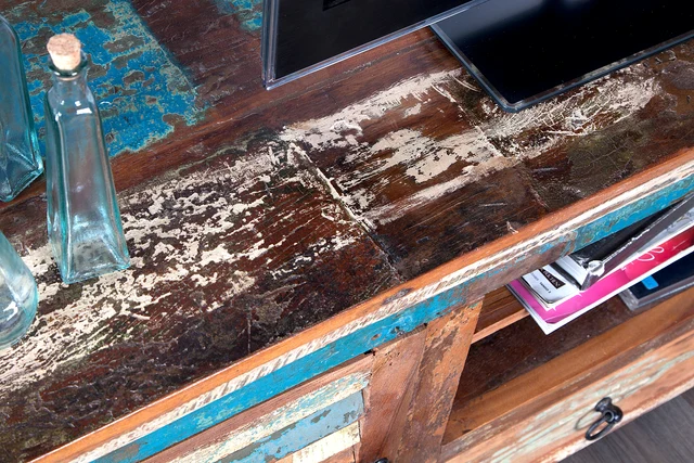 TV stolek JAKARTA 150 cm z recyklovaného dřeva