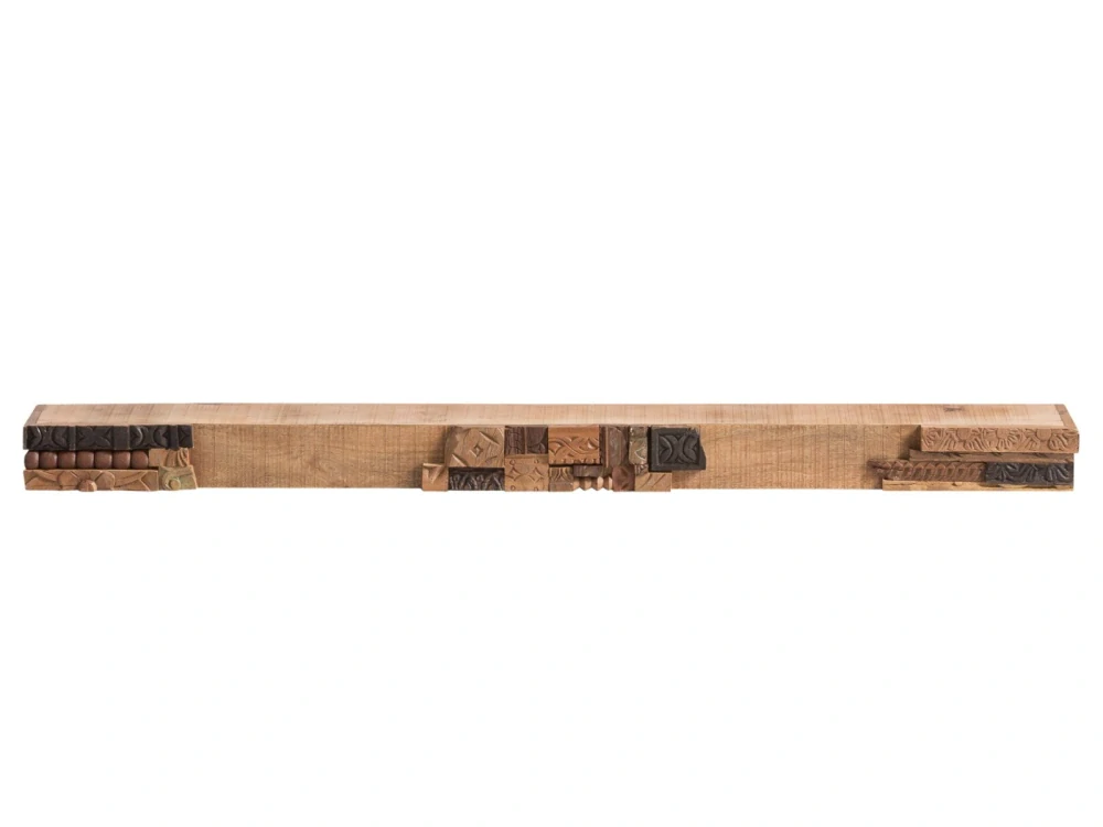 Masivní police 160 cm Byzanc mango