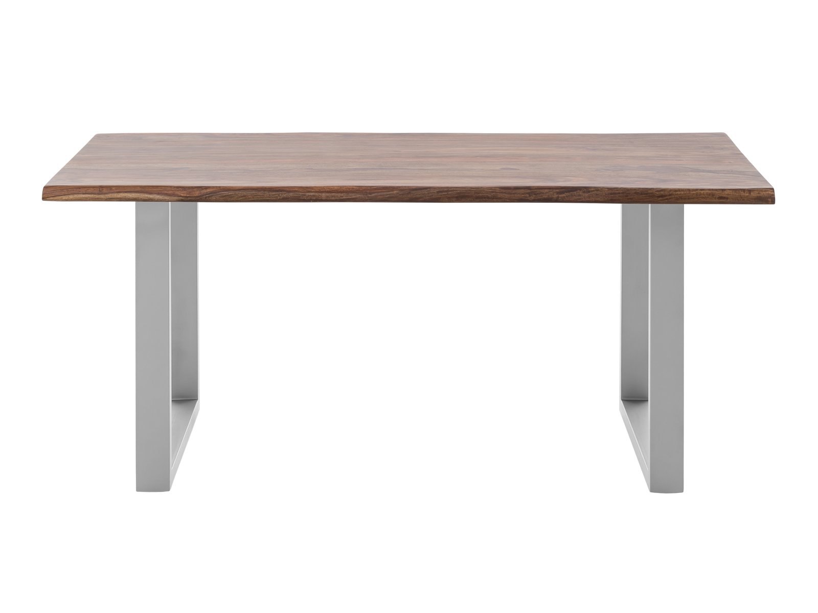 Jídelní stůl 140x90 Frankfurt II palisandr stříbrné nohy