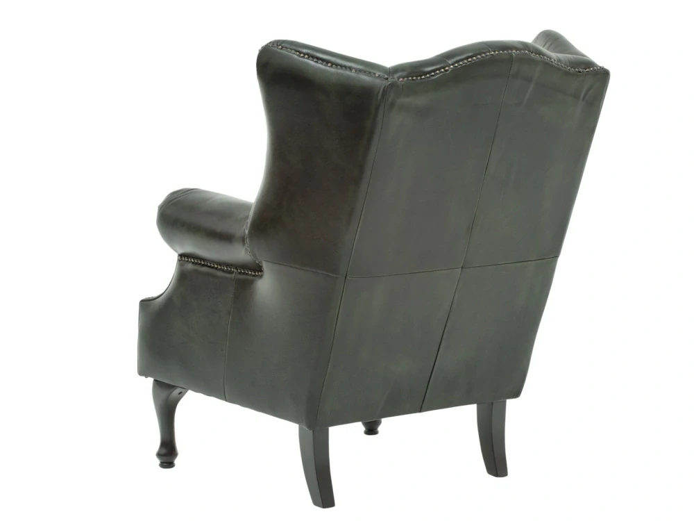 Křeslo Chesterfield III zelené