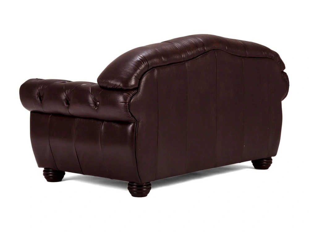 Pohovka Chesterfield pravá kůže 2 místná