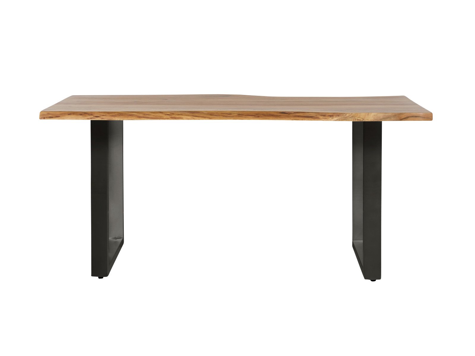 Jídelní stůl 170x90 akácie Frankfurt černé nohy