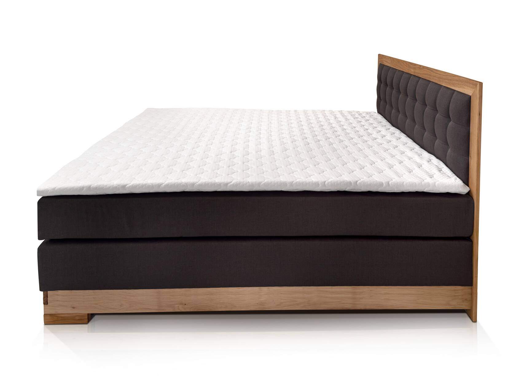 Boxspring postel 200x200 Linz divoký dub