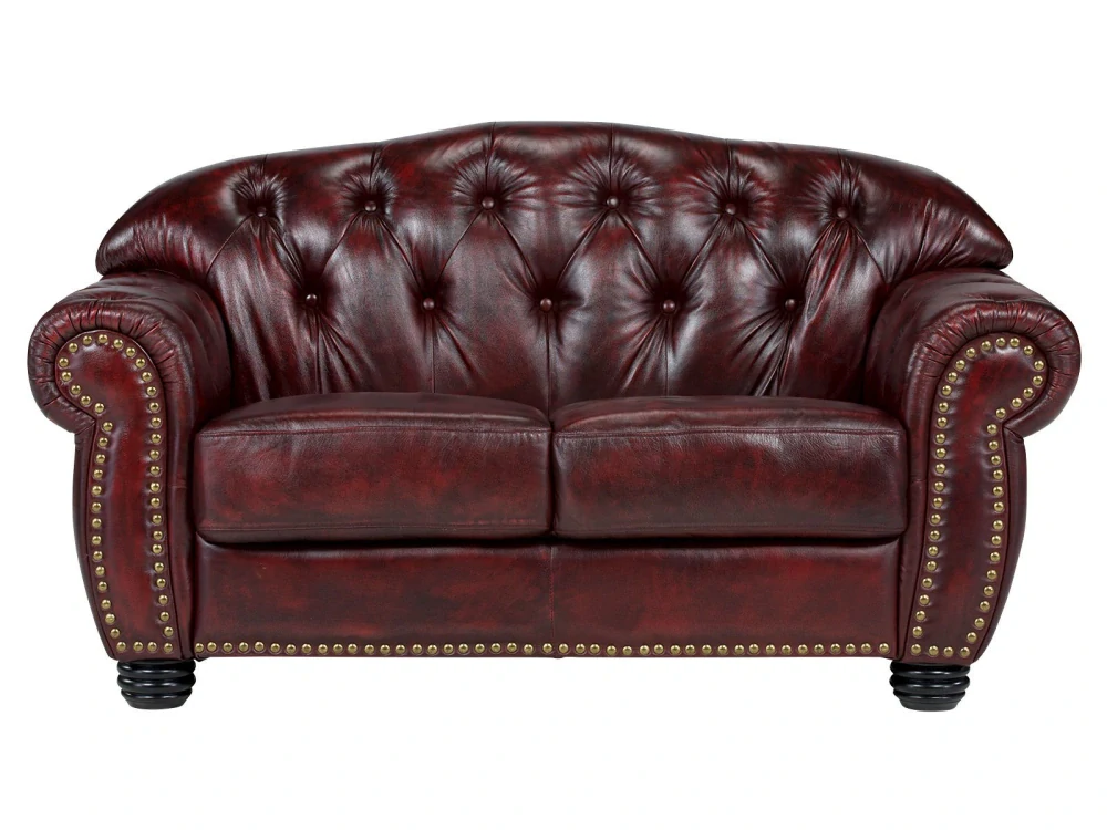 Kožená pohovka Chesterfield II 2 místná kůže