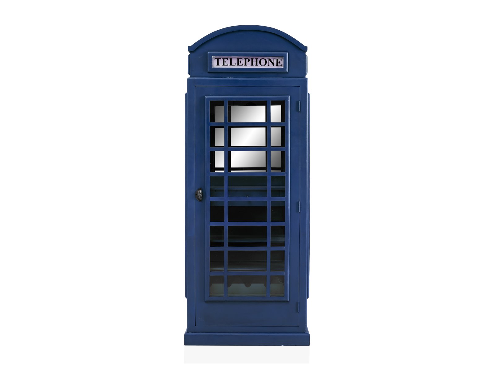 Vitrína masiv Telephone modrá