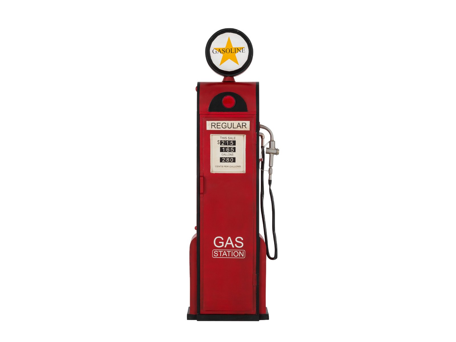 Barová skříňka na alkohol Gasoline červená
