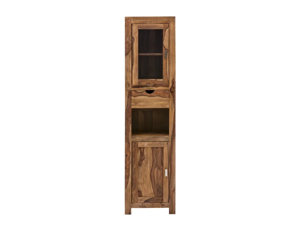 Vysoká skříňka do koupelny Neapol palisandr