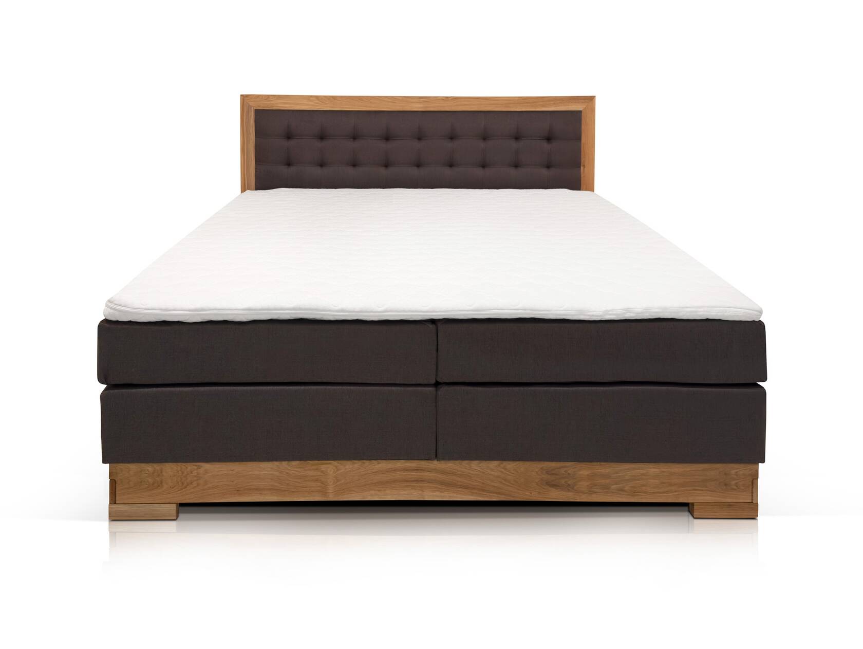 Boxspring postel 200x200 Linz divoký dub
