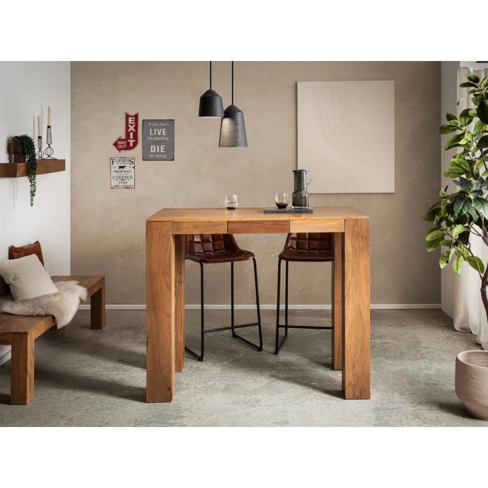 Masivní police 160 cm Verona akácie
