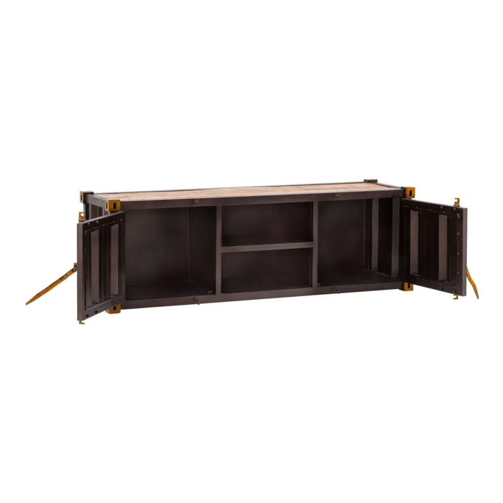 Kovový TV stolek 152 cm Oslo mango