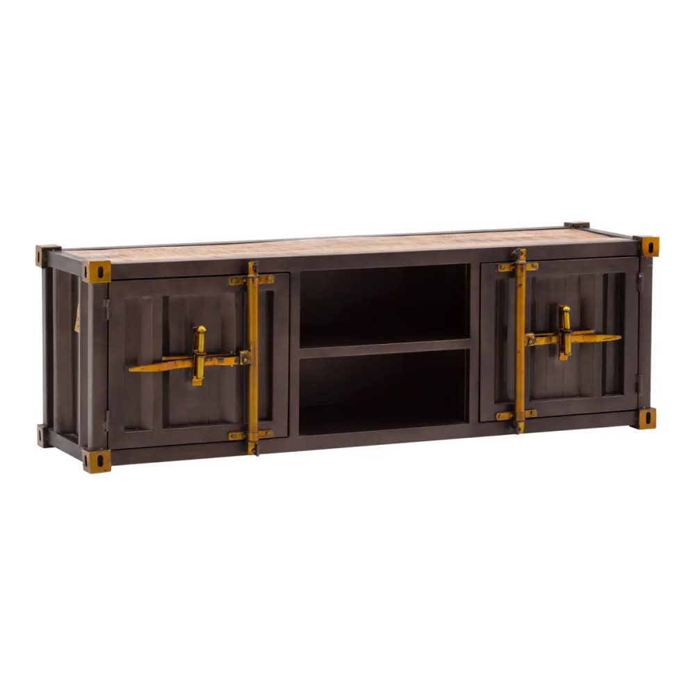 Kovový TV stolek 152 cm Oslo mango