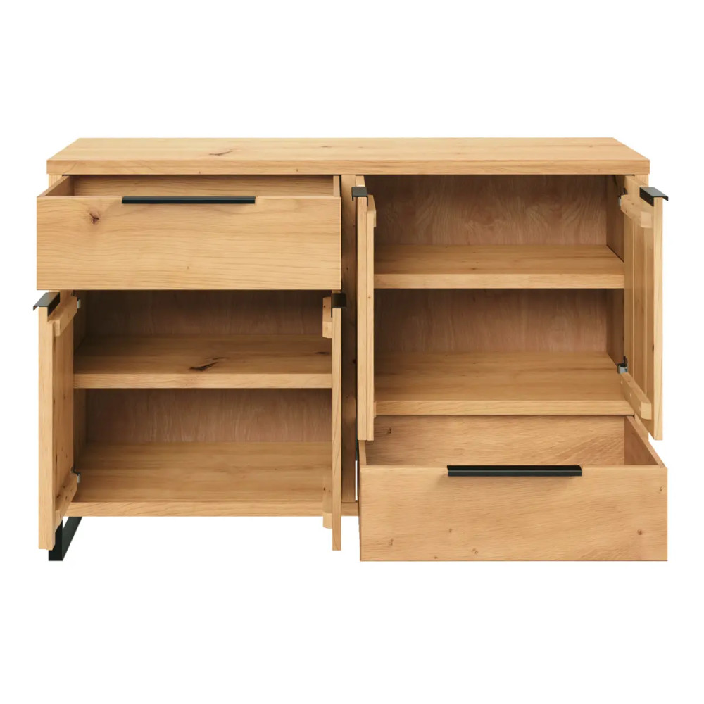 Příborník masiv 126 cm Zurich divoký dub