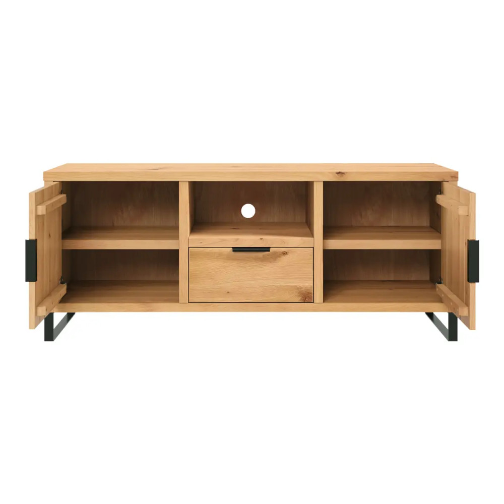 Dřevěný TV stolek 134 cm Zurich divoký dub