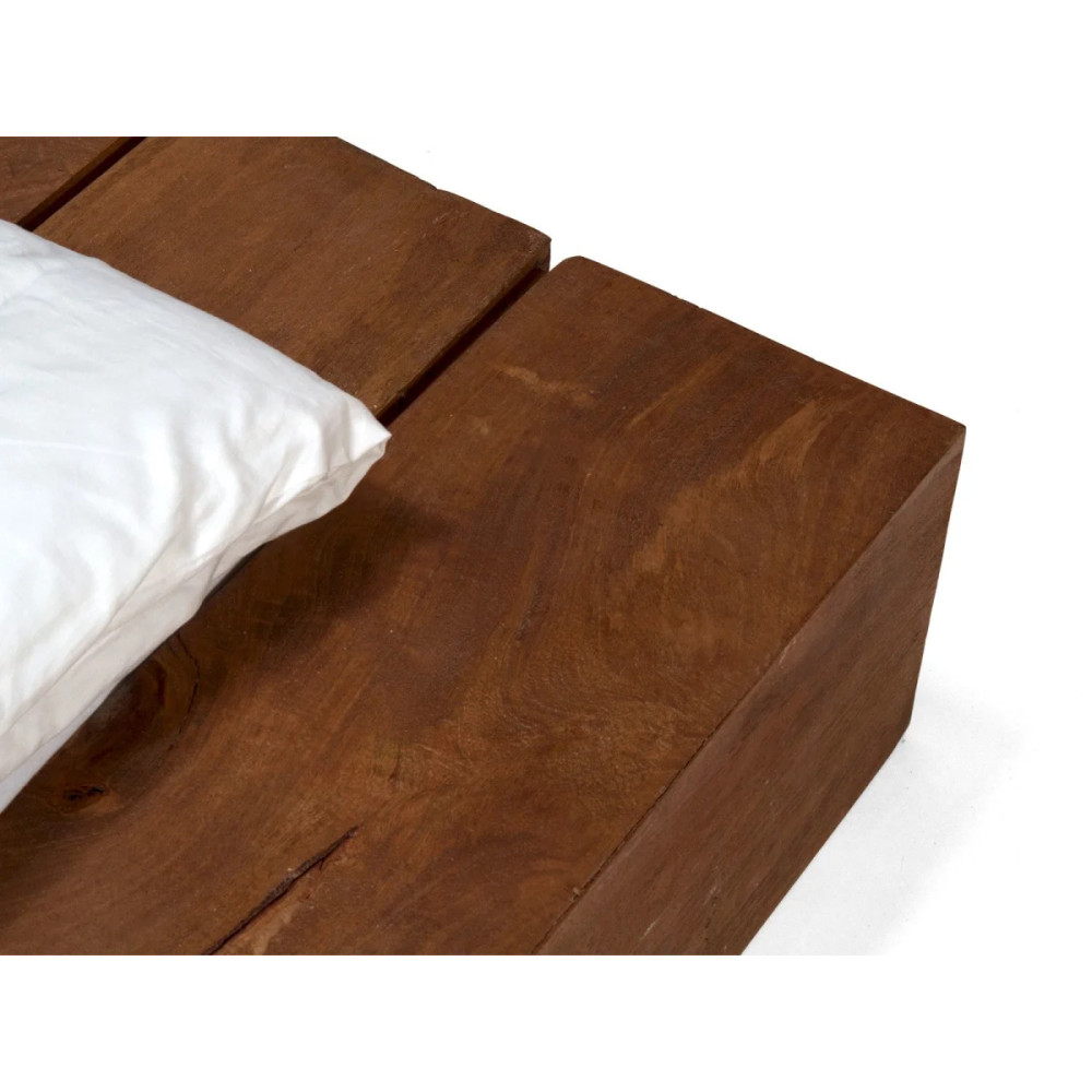 Masivní postel 180x200 Delhi dřevo mango