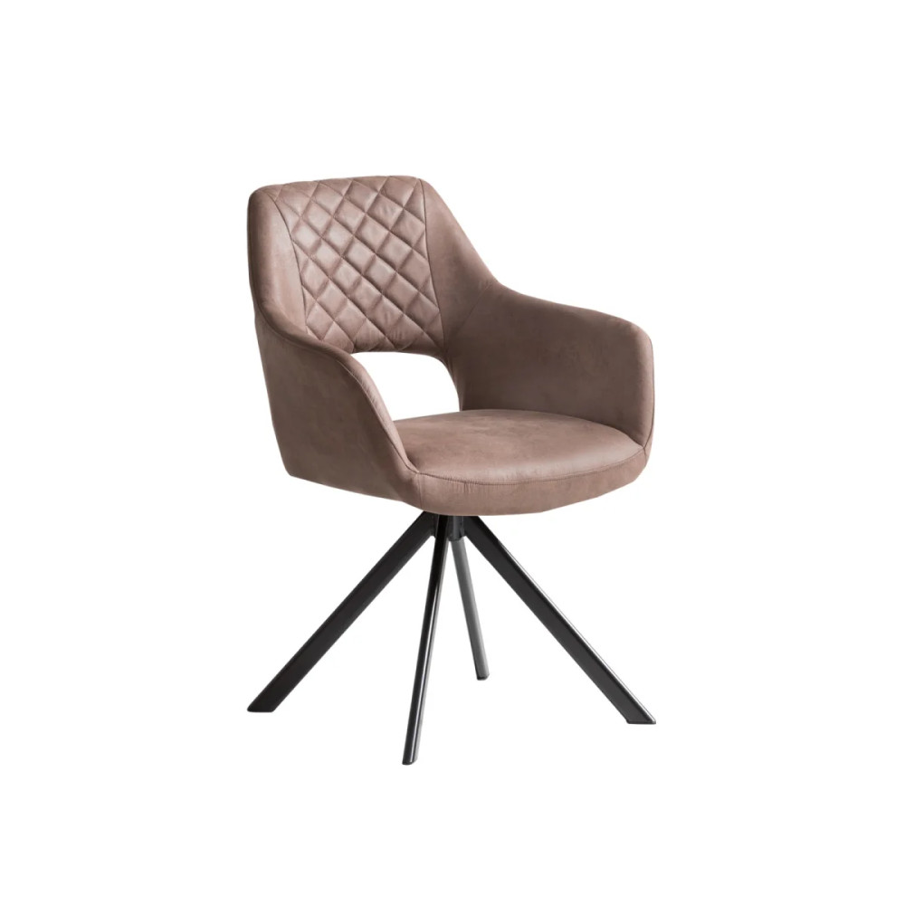 Set 2 otočná jídelní židle Lugano