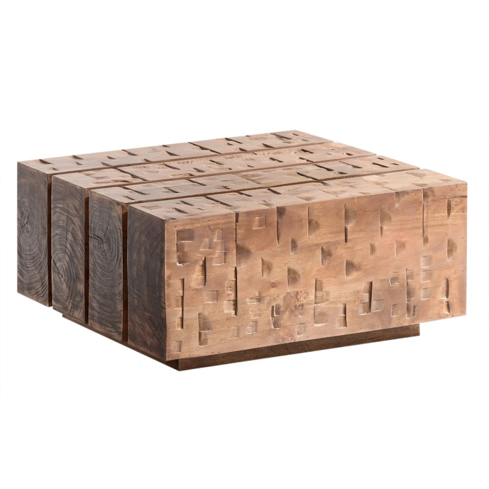 Konferenční stolek z masivu 70x70 Bergamo mango