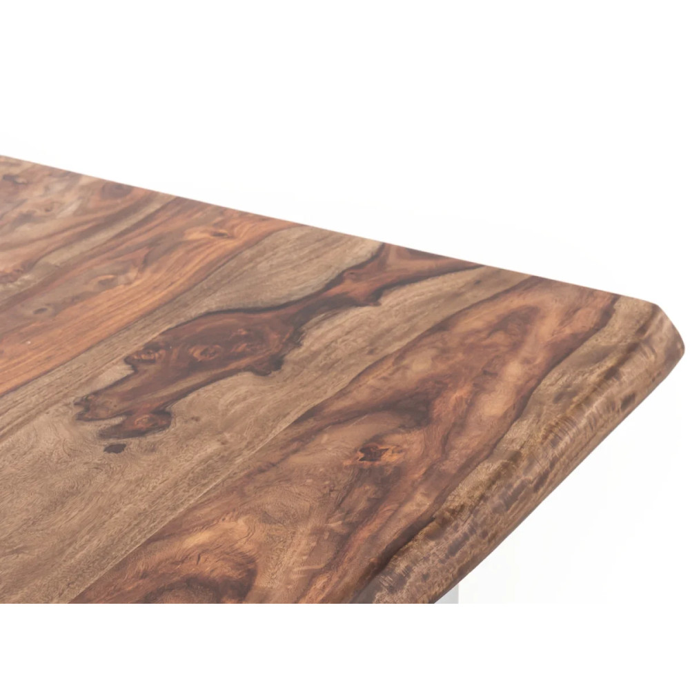 Jídelní set masiv Lugano stůl 170x90 + 4 židle + lavice 160x40