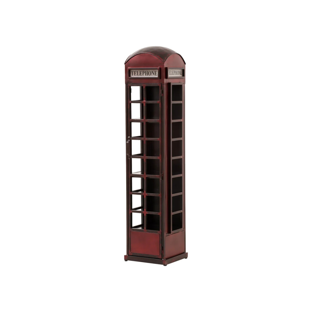 Kovová vitrína London