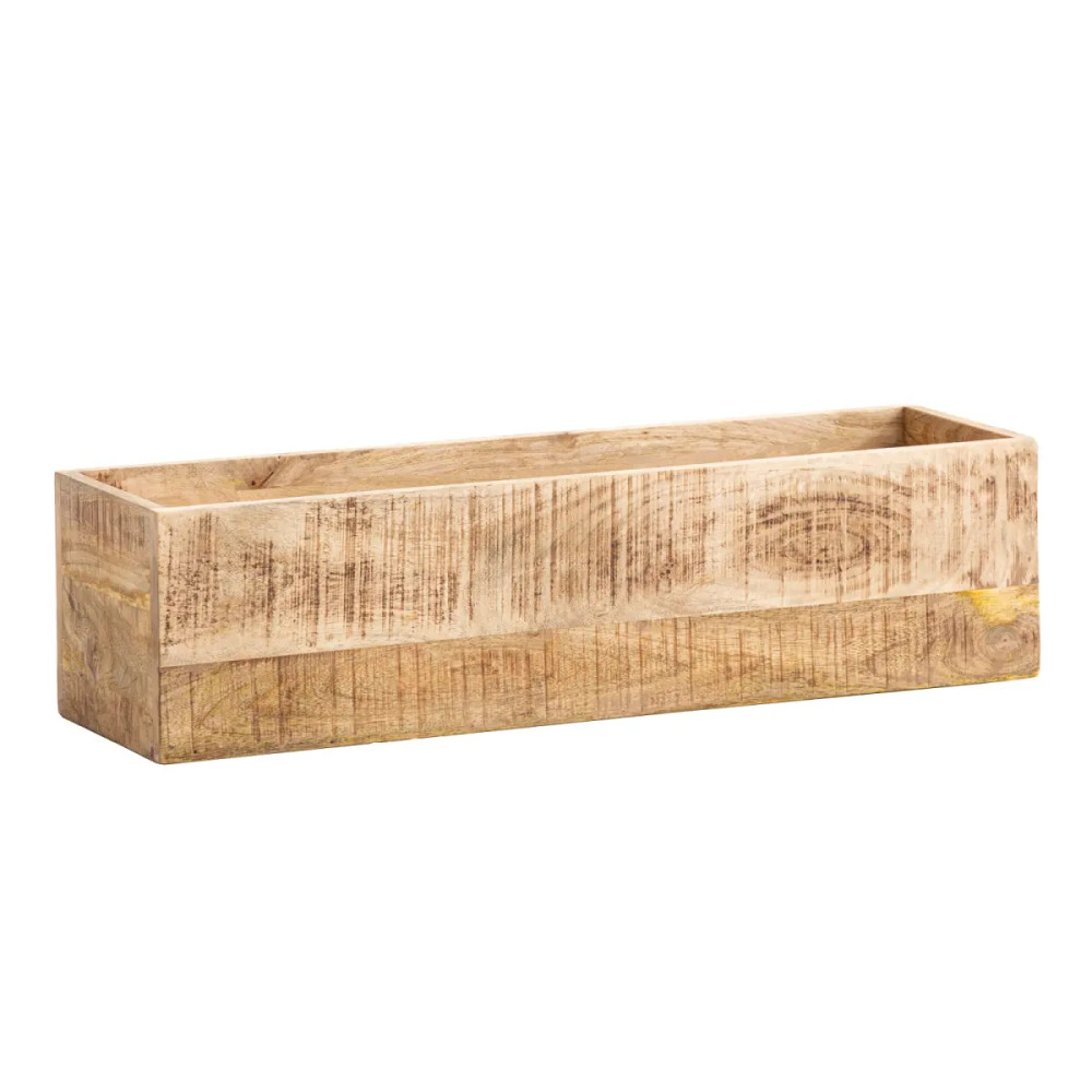 Květináče set 2 ks masiv mango