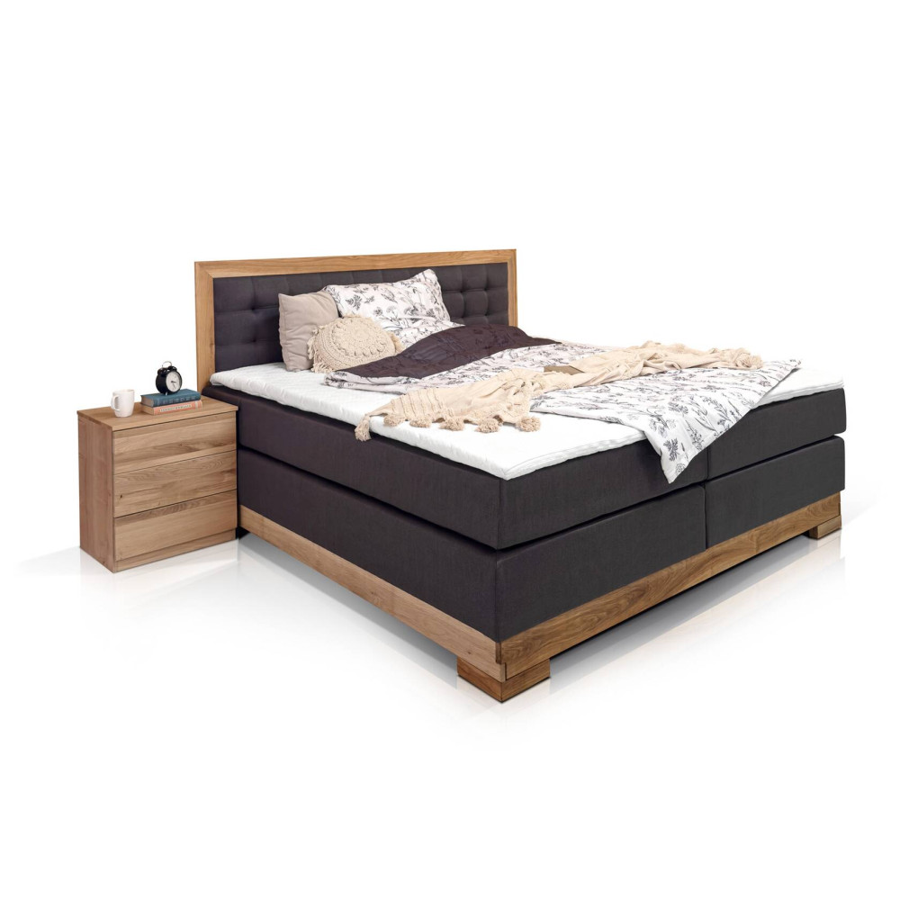 Boxspring postel 180x200 Albert divoký dub