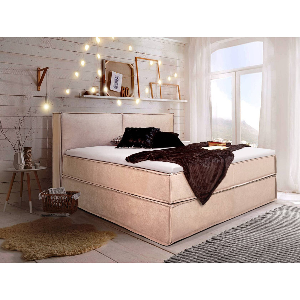 Postel boxspring 160x200 Annabella béžová