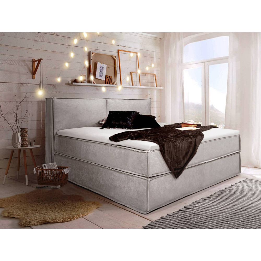 Postel boxspring 180x200 Annabella šedá