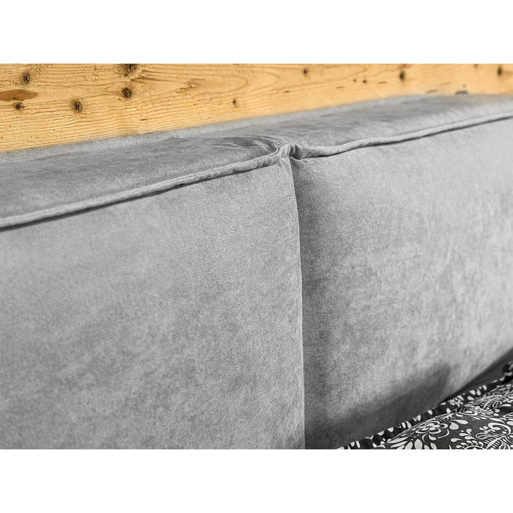 Postel boxspring 200x200 Annabella šedá