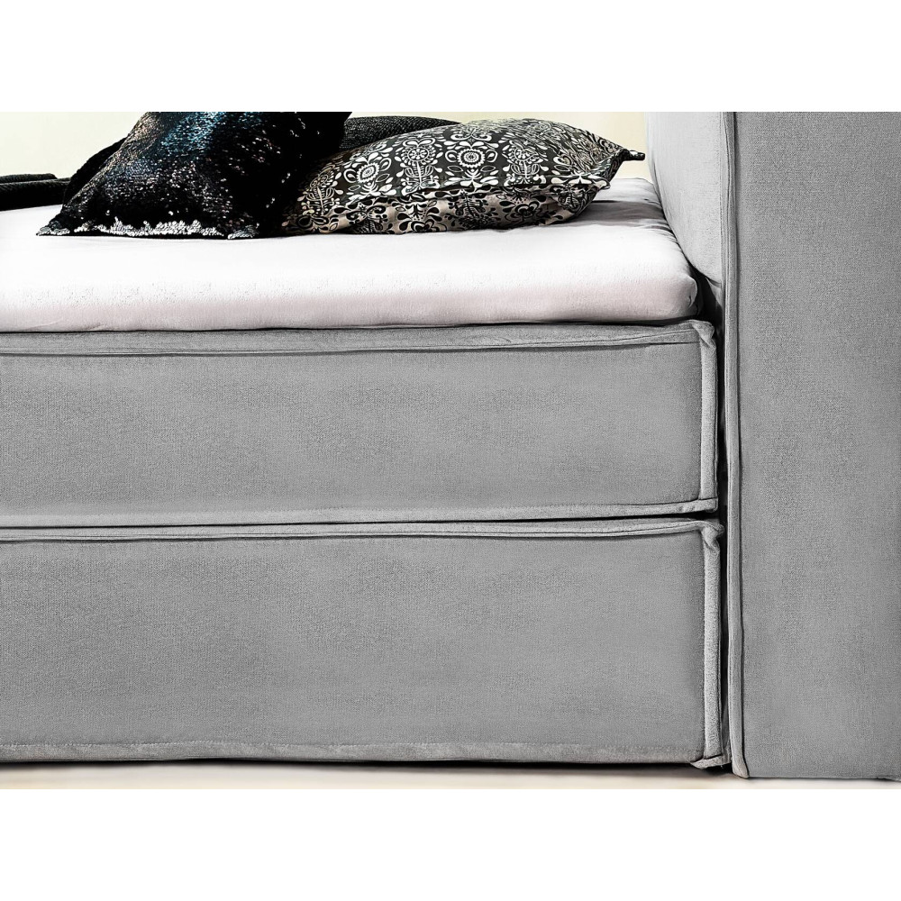 Postel boxspring 200x200 Annabella šedá