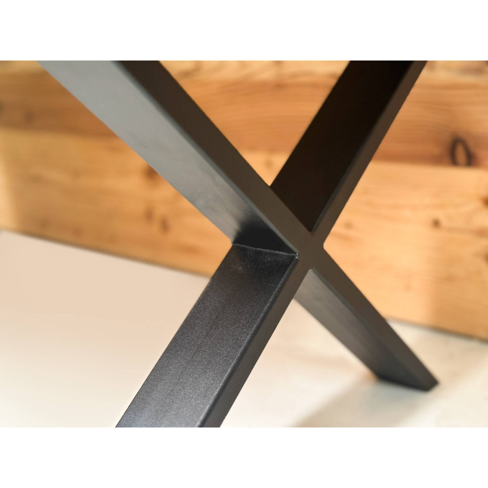 Konferenční stolek masiv kov 110x60 Hercus dub
