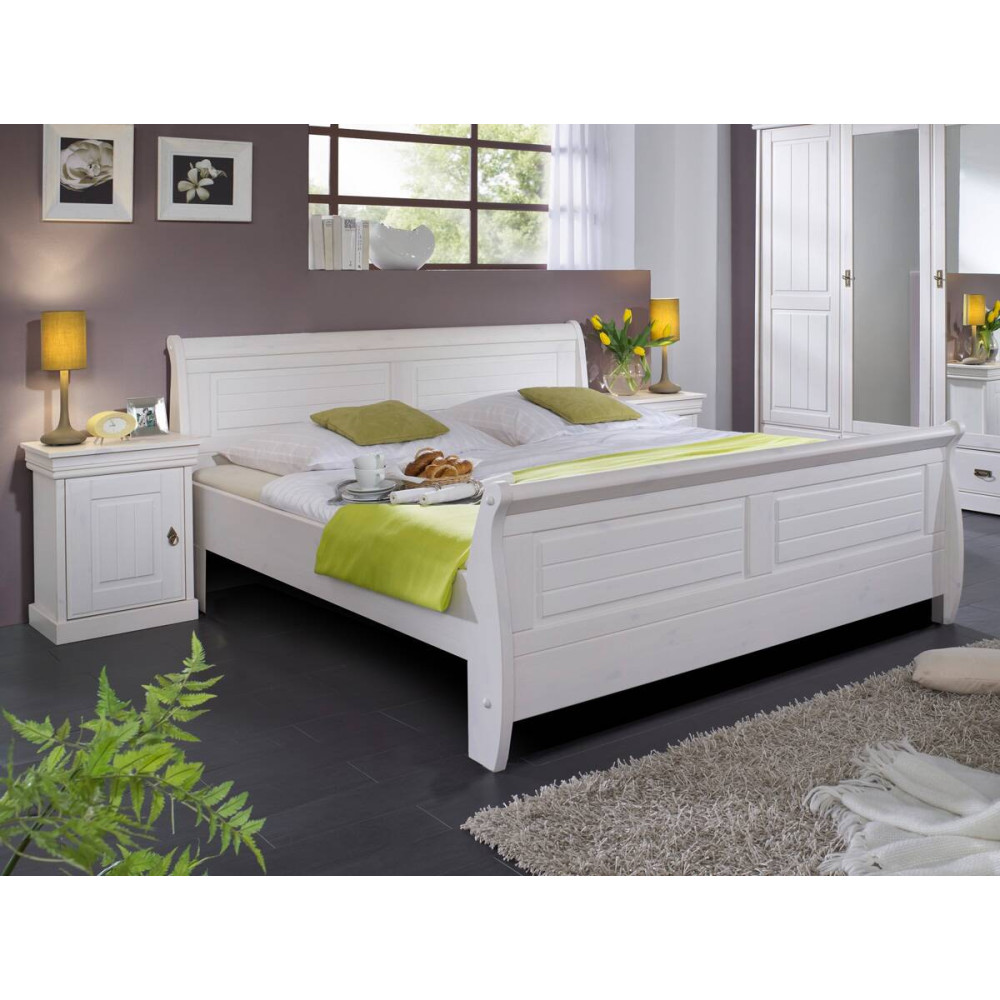 Manželská postel 180x200 masiv Romero XI borovice