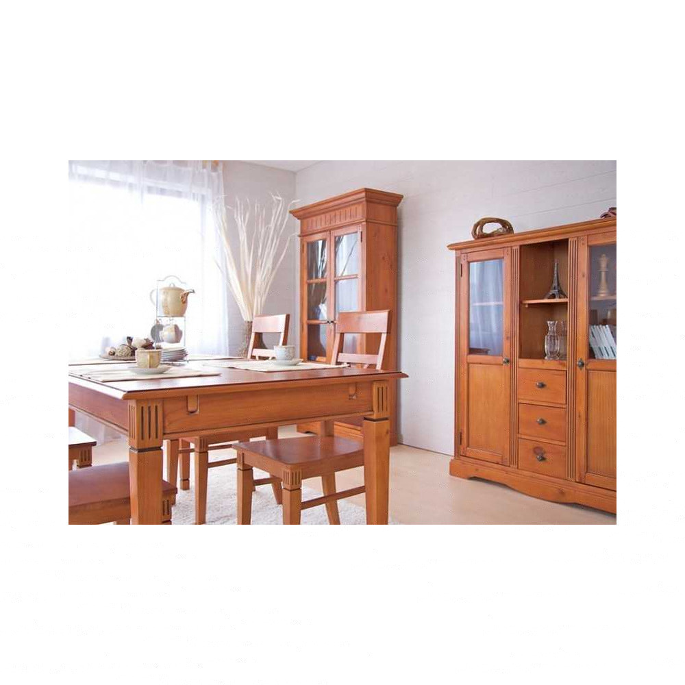 Masivní rozkládací jídelní stůl 140/180x90 Gotland borovice