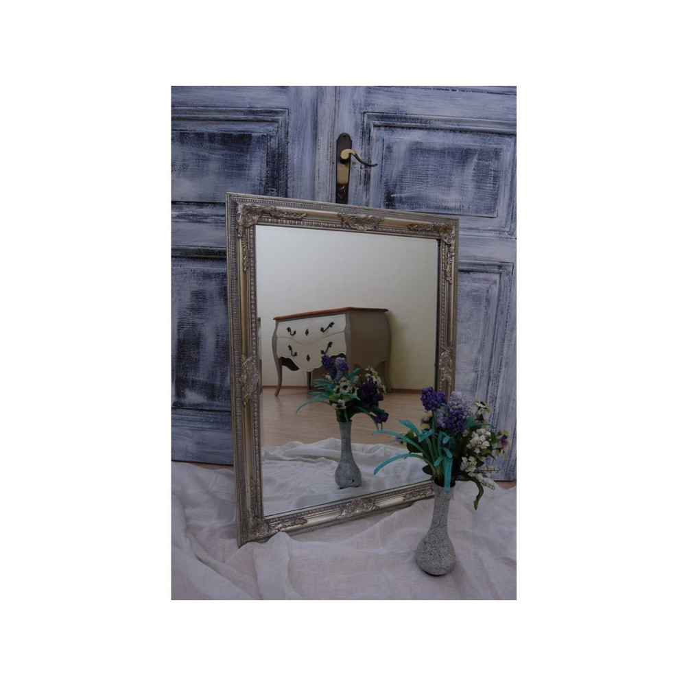 Stříbrné zrcadlo 120x65 Olympia