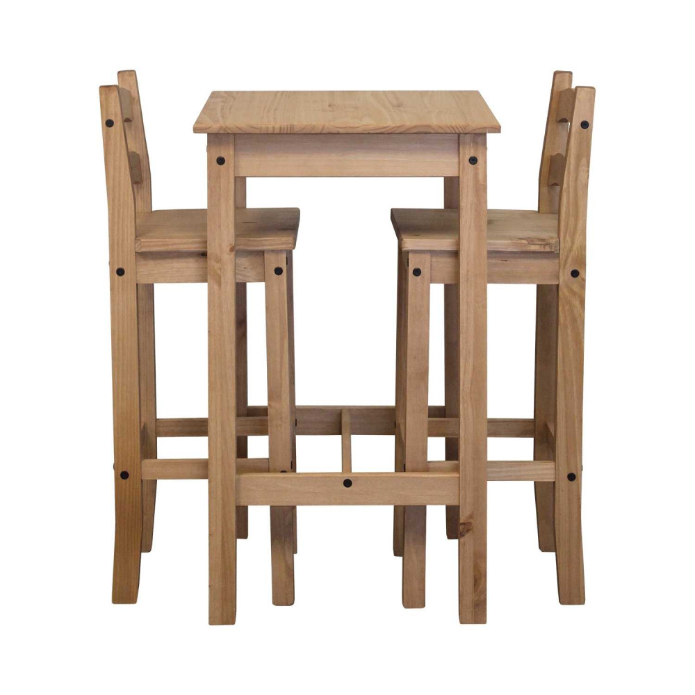 Barový jídelní stůl 60x60 Mexiko borovice