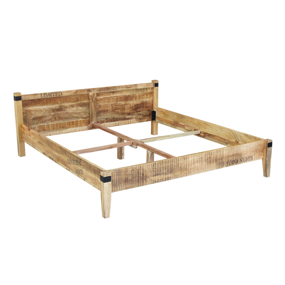 Postel z masivu 180x200 Havanna dřevo mango
