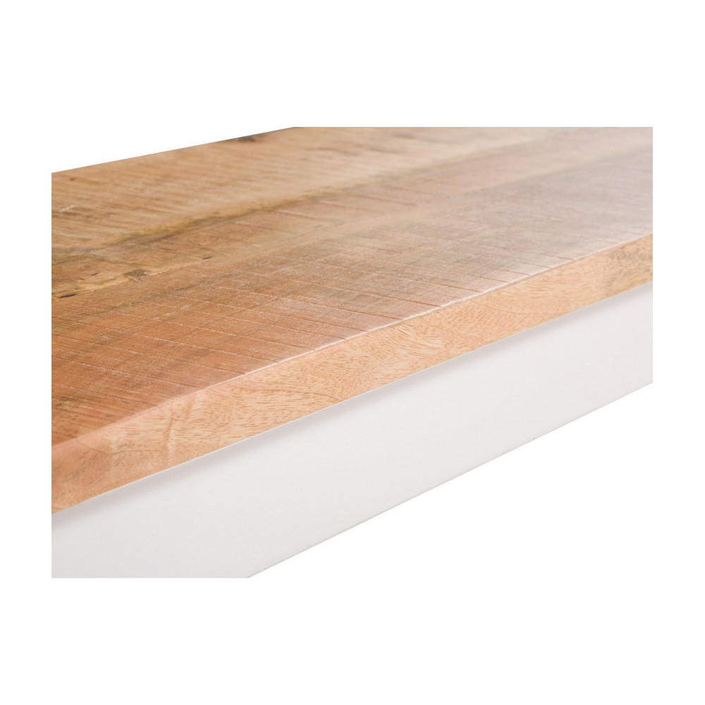 Jídelní lavice masiv 140x40 Madagaskar mango slonová kost