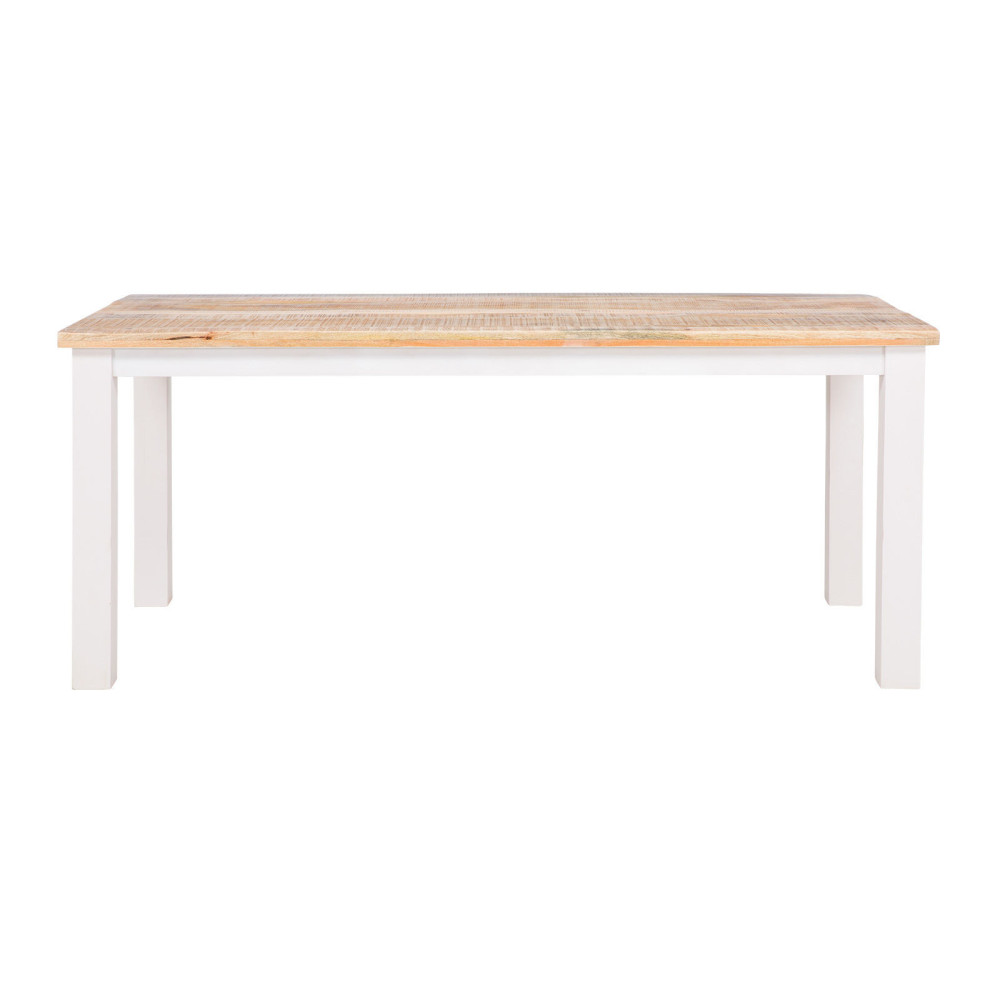 Masivní jídelní stůl 160x90 Madagaskar mango slonová kost
