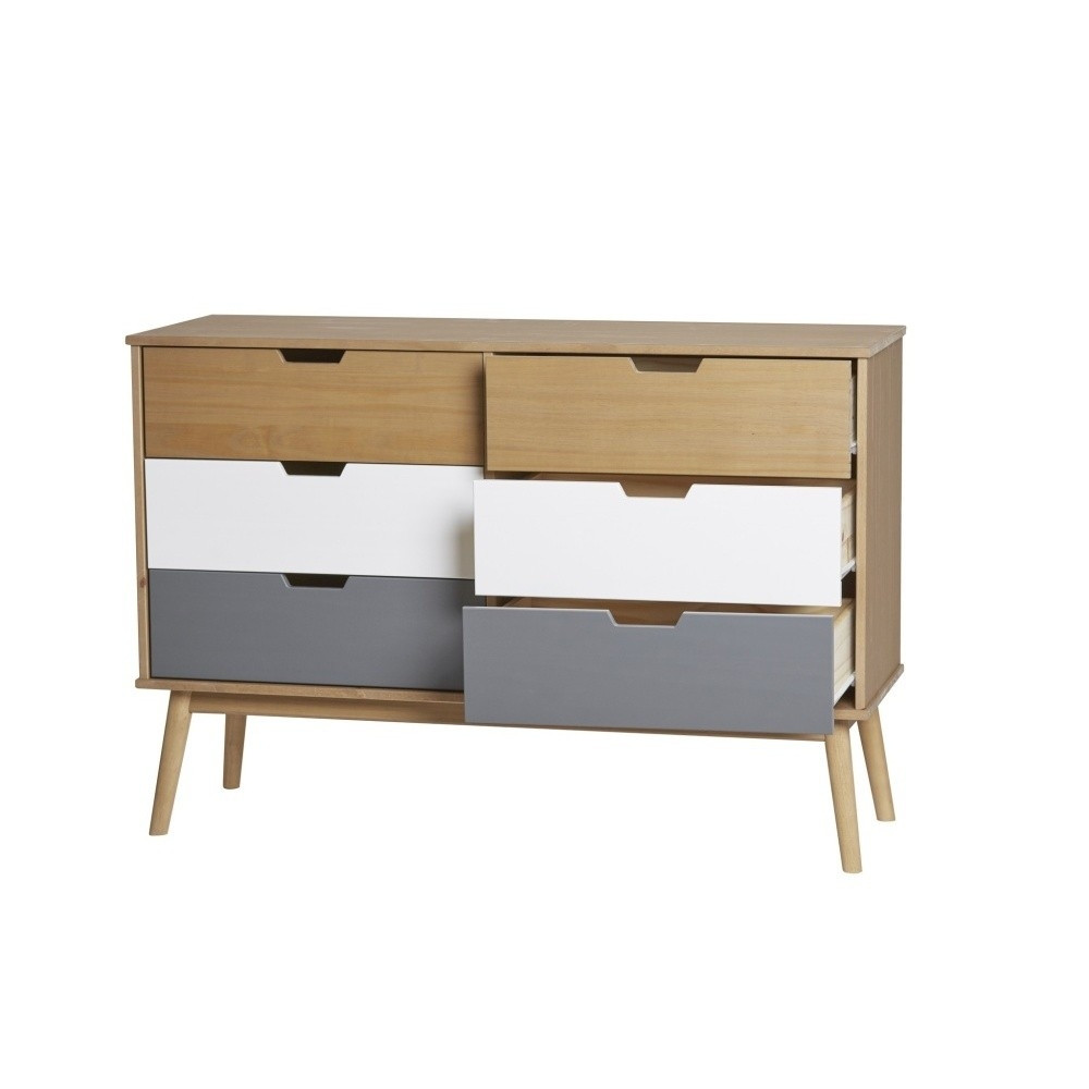 Komoda z borovice Cusco 120 cm